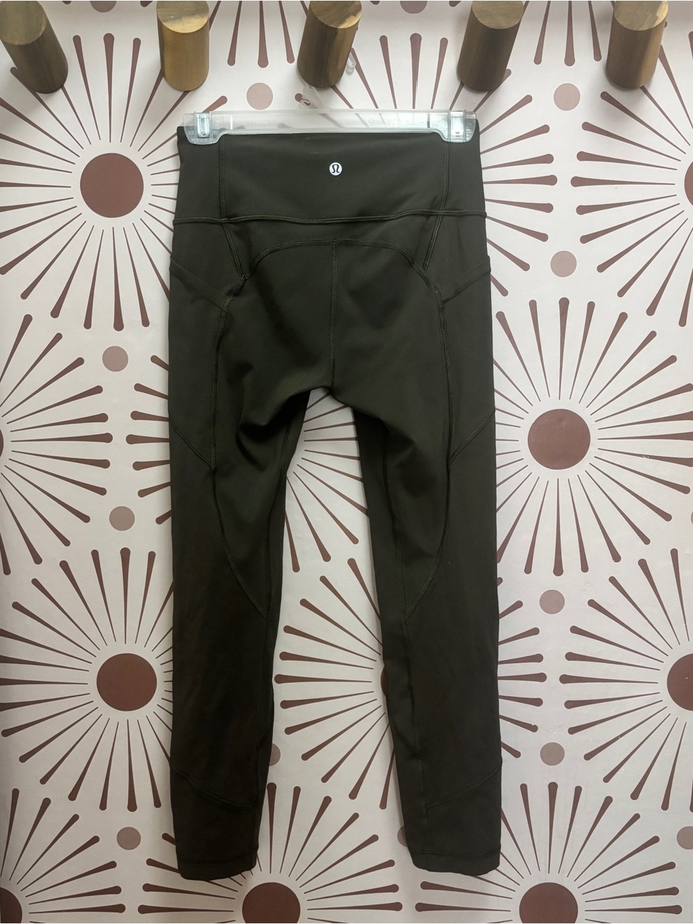 Lululemon All The Right Places Crop II 23” Leggings - Size 6 - Dark Olive